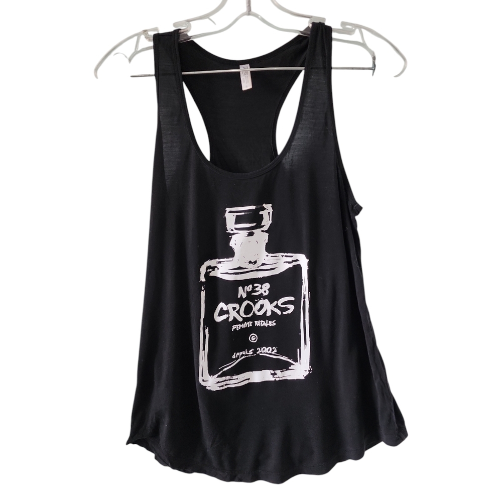 Crooks & Castles Black Graphic Tank Top